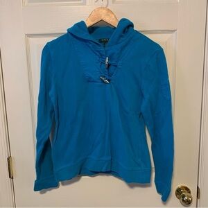 EUC Lauren Ralph Lauren Shawl Collar Sweatshirt